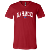 San Francisco Unisex Jersey V-Neck T-Shirt